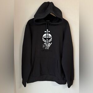 Karl Lagerfeld Karl Knight Hoodie Black Men’s Size Large Long Sleeve